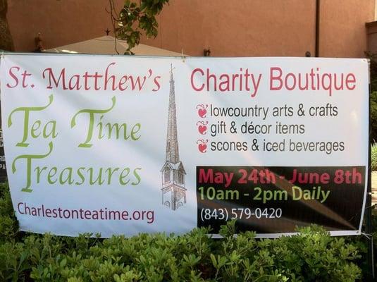 Beautiful Church and lovely charity shop during Spoleto