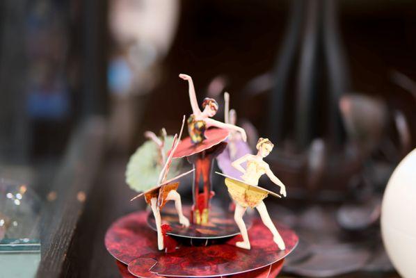 Send a hauntingly beautiful message this Halloween season. This exquisite 3D pop-up card features a troupe of graceful baller...