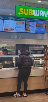 Marian University has a subway and Starbucks on campus