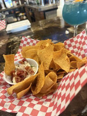 Armadillo Dip - Chips are very good!