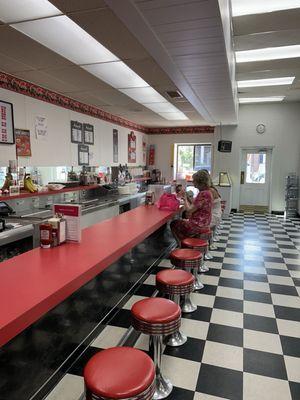 Old fashioned soda counter