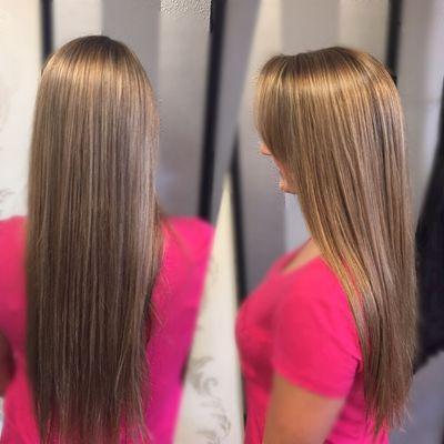 Natural blended highlights