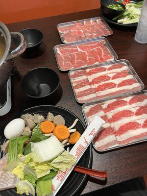 Bottom : Beef Toro Top: Beef eye round