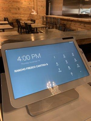 New POS at Rancho Fresco