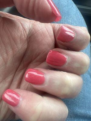 Nails 2 weeks after fill in.