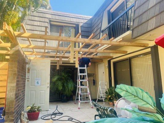 Building a New Cedar Trellis