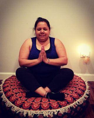 Michelle and I both agree this meditation pillow is bliss!