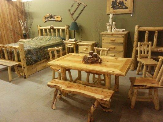 Offering a full line of Log Furniture products.
