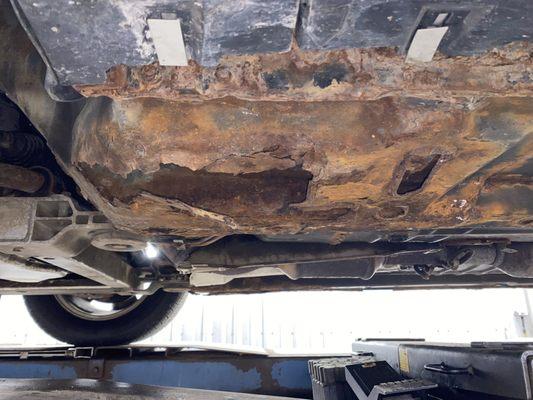 Toe board other side