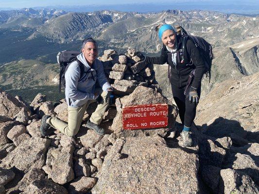 What CF allows us to do on a regular basis. Climb the highest mountains!