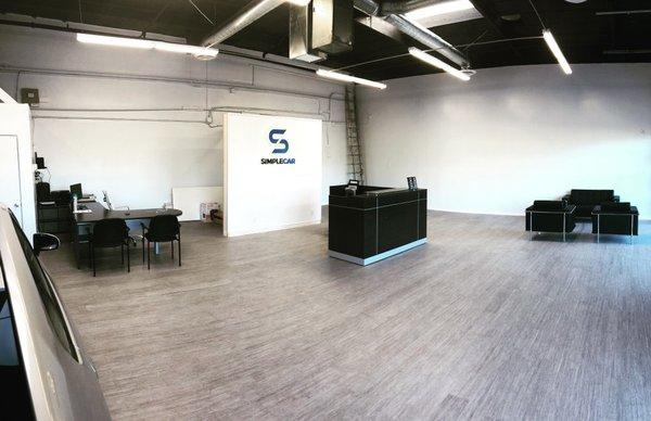 This is the inside showroom