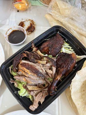 Reheated or overcooked Peking Duck