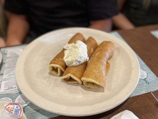 Pigs in a blanket pancakes