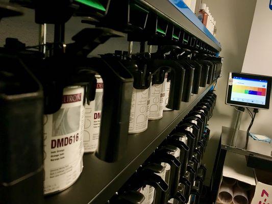 Computerized paint system to match your paint color