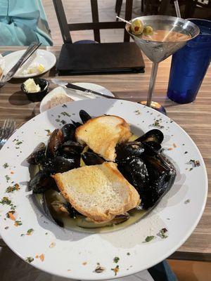 Mussels were great I could drink the sauce