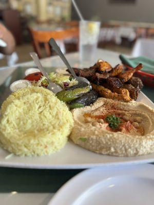 We got the Combo Kabob for two. It came with plenty to share and we even took some home. Combination Kabob For Two or More