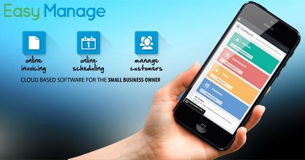 Online Scheduling, Online Invoicing and Customer Management