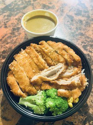 Chicken curry bento box