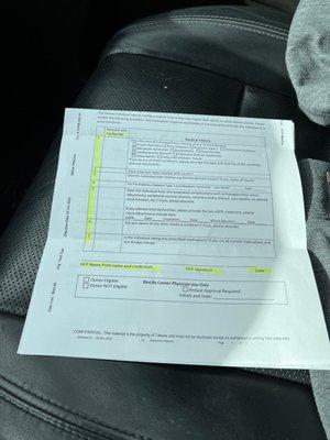 BioLife Medical Release Form