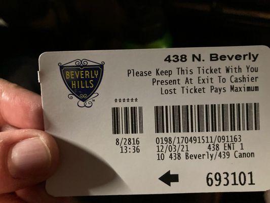 Beverly Canon Public Parking