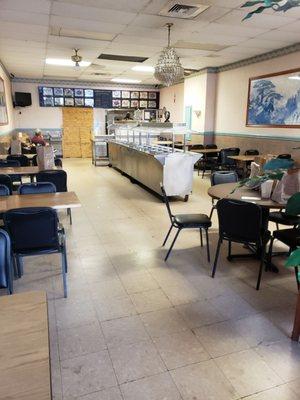 Looks like they may have a buffet sometimes, but it was all empty on my first visit.