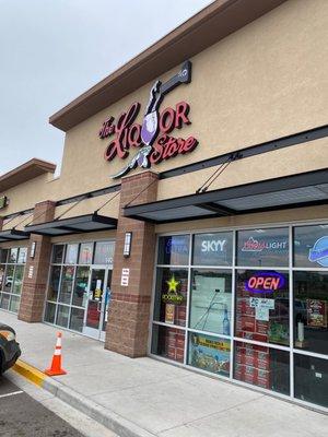 The Liquor Store storefront.