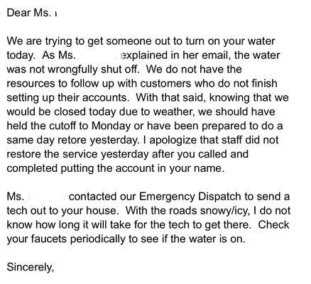 The Cobb County Water Department