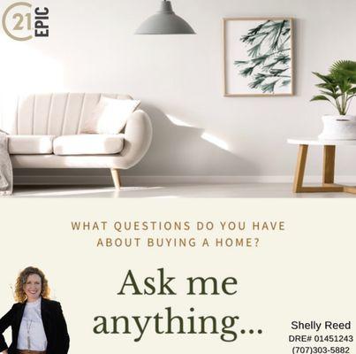 Need Real Estate Advise? Ask a professional.
Shelly is here to help you. (707)303-5882