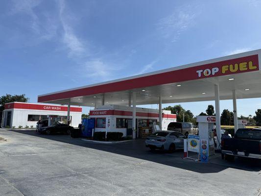 Top fuel gas station
