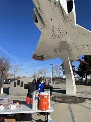 Coffee, donuts, care packages!