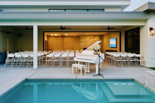 It's been amazing to host events in my backyard poolside!!!