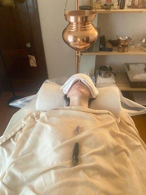 Specifically nurtures the pituitary gland and therefore relaxes the entire nervous system by balancing the body-mind-spirit.