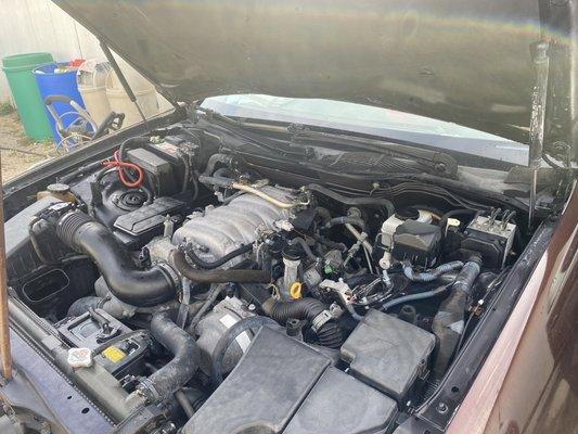Dirty engine 