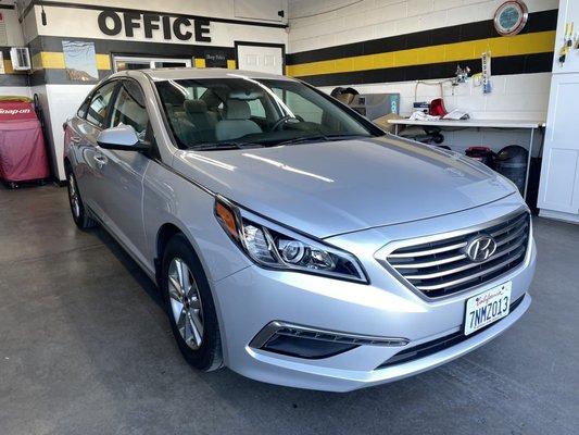 My car after the repairs. She's beautiful!