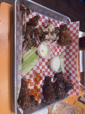 Overcooked Burnt wings