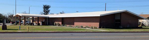 View of the library from Boyar Park