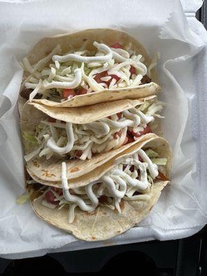 American tacos, chicken, steak, barbacoa