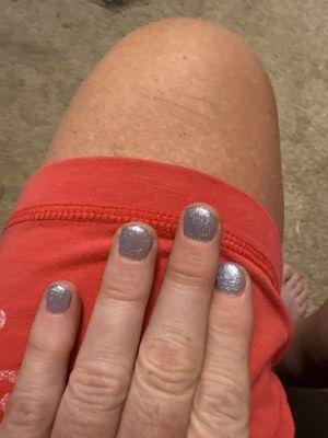 This is my nail because I want to protect my real nail instead of fake nails