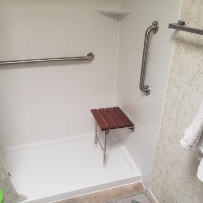 VanDahl now is installing ADA shower & ADA Toilets.