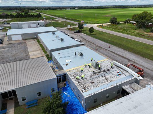 Commercial Metal Roofing 720 squares completed in 5 weeks