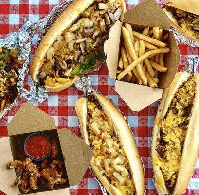 vegan philly cheesesteaks