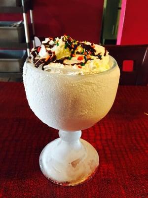 Frosty Fried Ice Cream