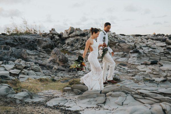 100% lace dress that Vanessa perfectly hemmed and 'pinned' beautifully in multiple place for draped style and comfort.