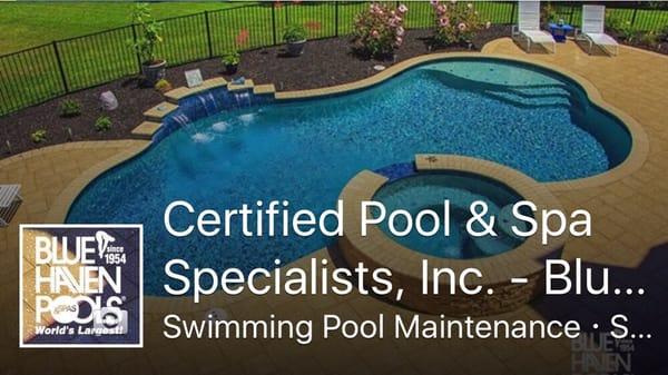 Certified Pool & Spa