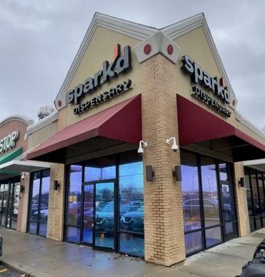 the front of the store