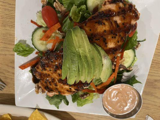 Salmon Boca salad, so good