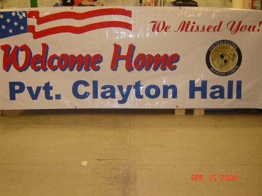 Welcome home Banner