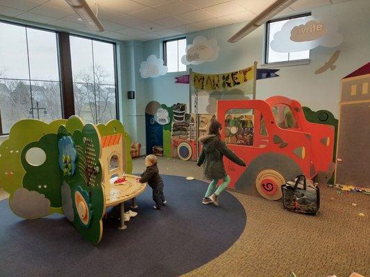 World Market Early Literacy Play and Learning Space at Urbana Regional Library