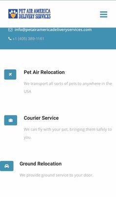 Pet Air America Delivery Services
