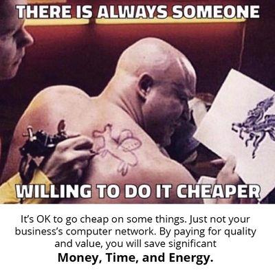 Not the time to go cheap!